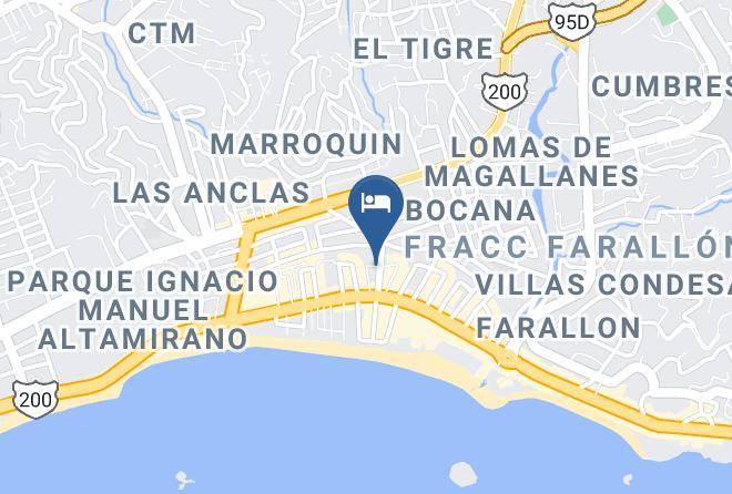 Acapulco De Juarez - Hotel Sirenas Maps