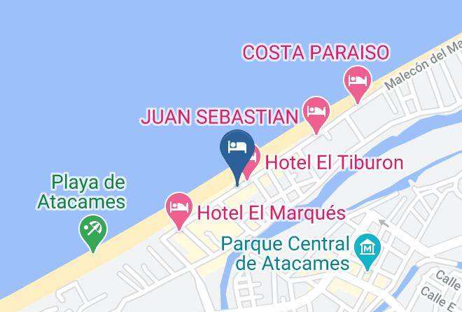 Atacames - Hotel Sirens Beach Atacames Maps