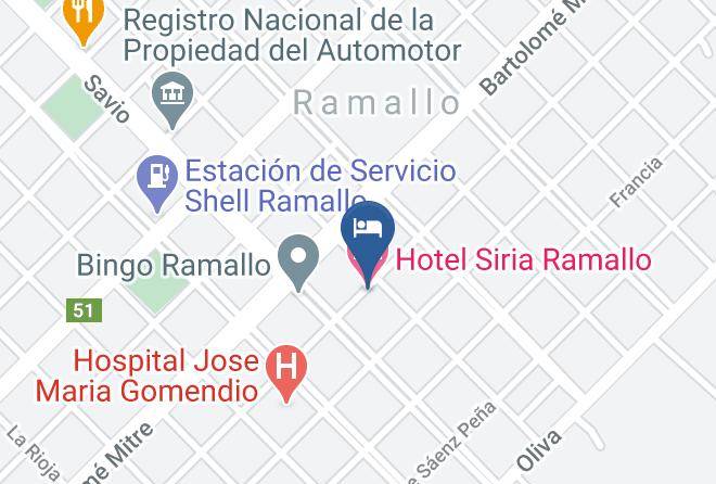 Ramallo - Hotel Siria Ramallo Maps
