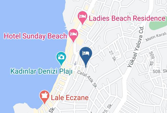 Kusadasi - Hotel Sirin Kusadasi Maps