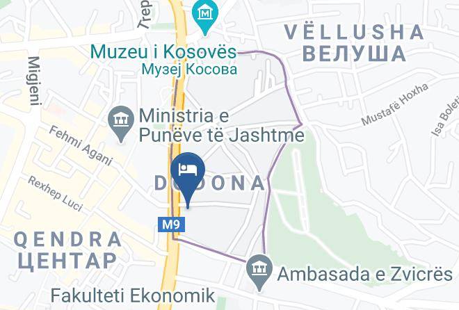 Pristina - Hotel Sirius Maps