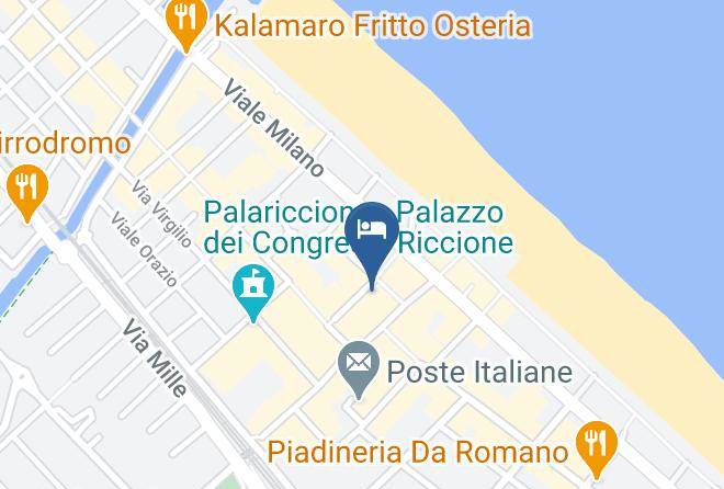 Rimini - Hotel Sirius Maps