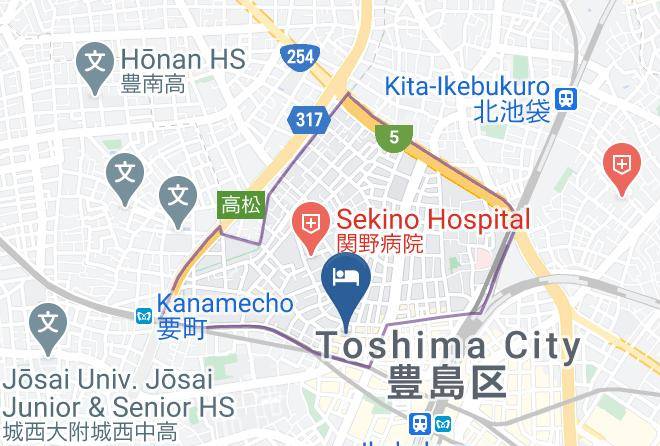 Toshima Ward - Hotel Siro Maps