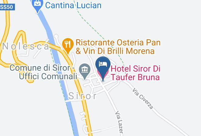 Trento - Hotel Siror Di Taufer Bruna Maps
