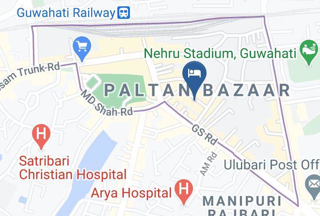 Guwahati - Hotel Siroy Classic Maps