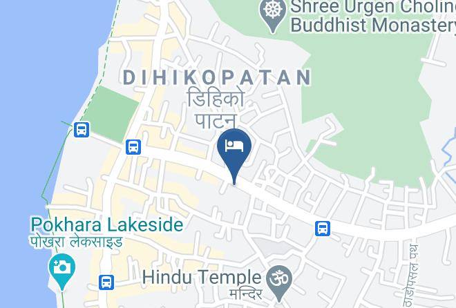 Pokhara - Hotel Sitara & Restaurant Maps