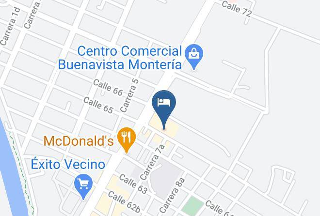 Hotel Sites Monteria Map
