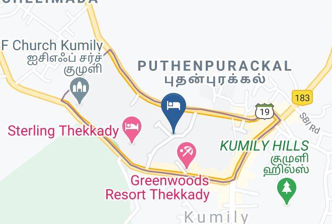 Hotel Sithara International Map