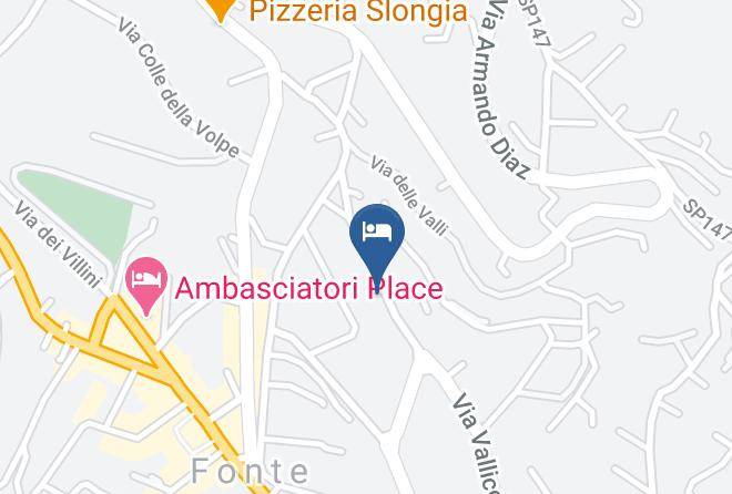 Frosinone - Hotel Siviglia Fiuggi Maps