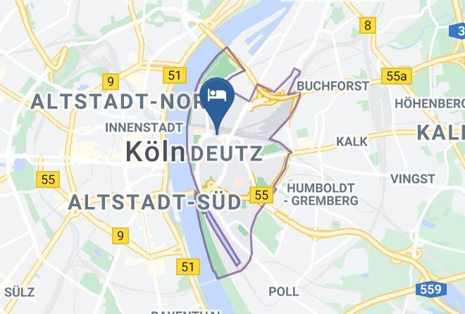 Cologne - Hotel Skada City Colln Maps