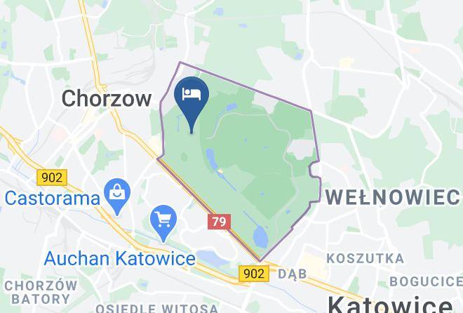 Chorzow - Hotel Skaut Maps