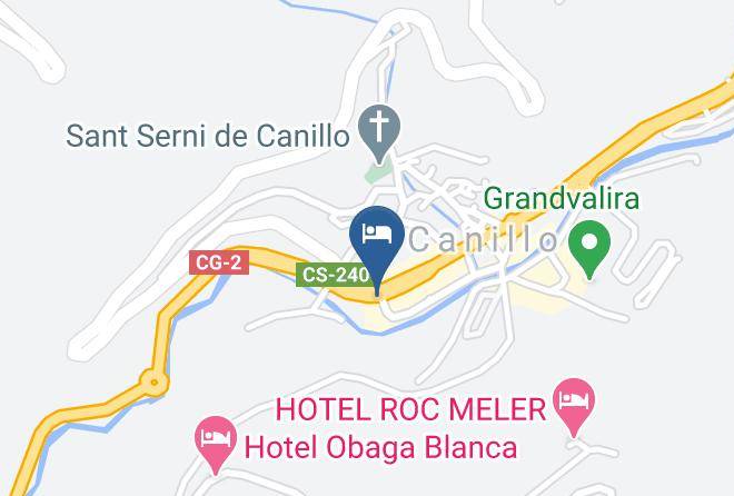 Canillo - Hotel Ski Plaza & Wellness Maps