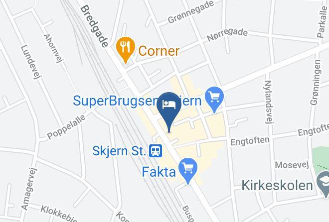 Skjern - Hotel Skjern Maps