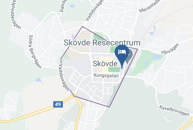 Skovde - Hotel Skovde Maps