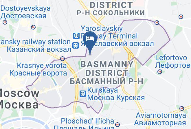 Moscow - Hotel Skver Maps
