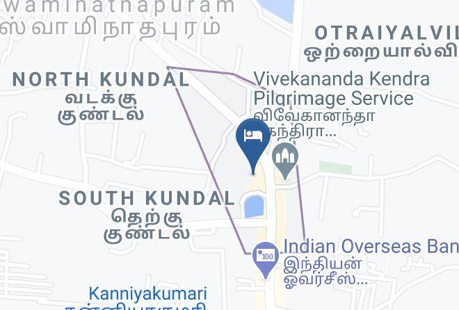 Kanniyakumari - Hotel Sky Ark Maps