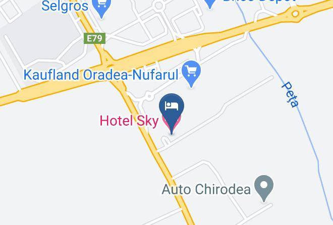 Oradea - Sky Hotel Cazare Oradea & Baile Felix Lobby Bar & Piscina Maps