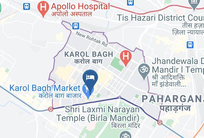 Karol Bagh - Hotel Sky Rich International Maps