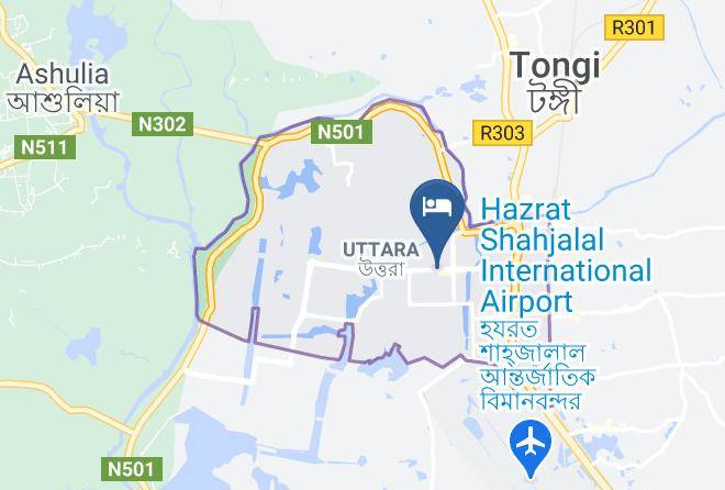 Dhaka - Hotel Skylink Limited Maps