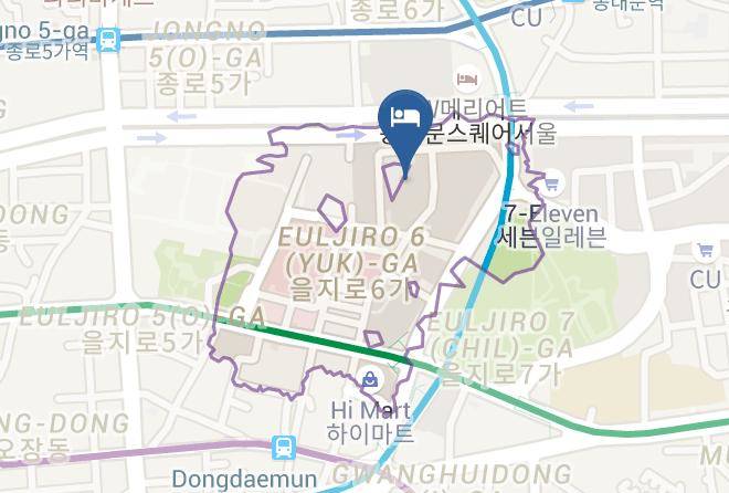 Junggu - Hotel Skypark Kingstown Dongdaemun Maps