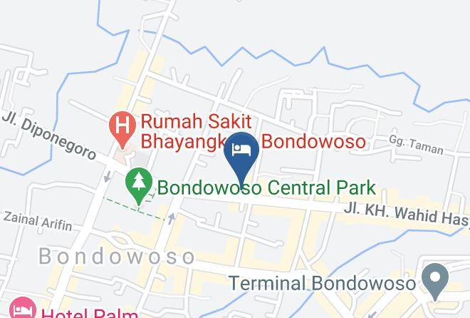 Bondowoso Regency - Hotel Slamet Maps