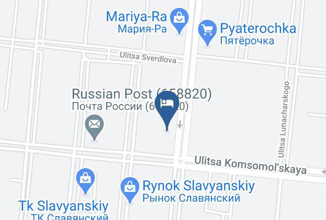 Slavgorod - Hotel Slavgorod Maps