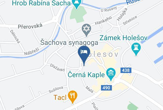 Kromeriz - Hotel Slavia Holesov Maps