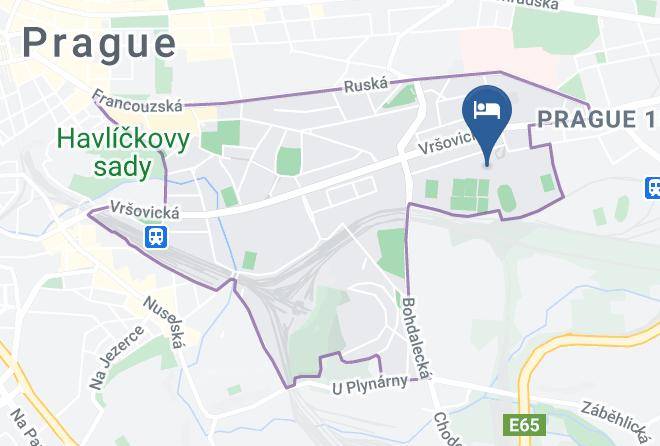 Prague - Hotel Slavia Maps