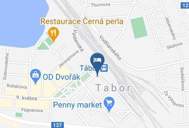 Tabor - Hotel Slavia Tabor Maps