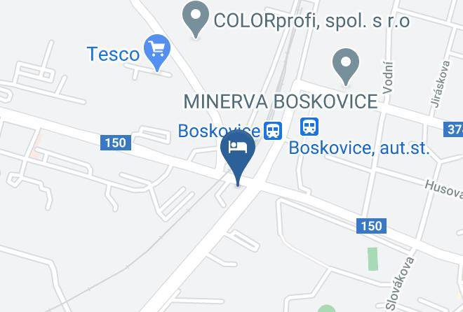 Blansko - Hotel Slavia Ubytovani A Restaurace Boskovice Maps