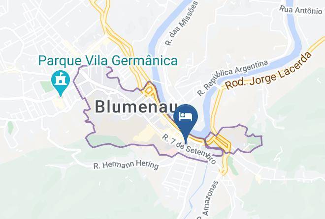 Blumenau - Hotel Slaviero Essential Blumenau Maps