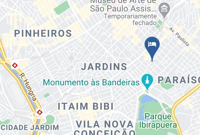 Sao Paulo Jardim Paulista - Hotel Slaviero Essential Sao Paulo Jardins Maps