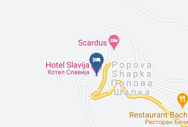 Tetovo - Hotel Slavija Maps