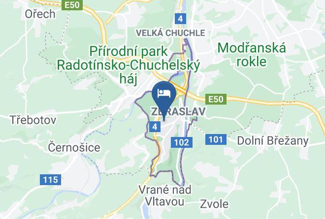 Prague - Hotel Slavoj Maps