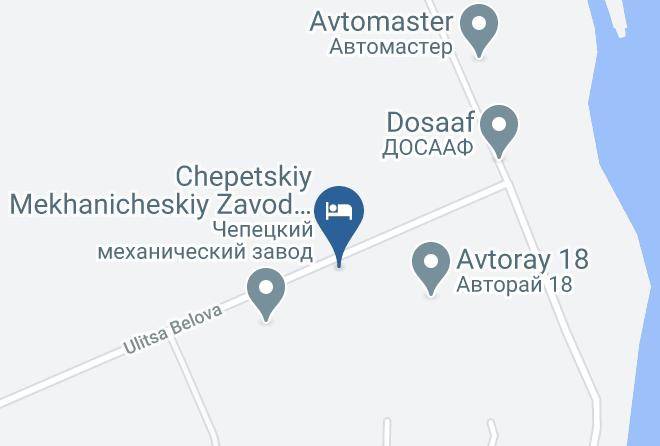 Glazov - Hotel Slavyanochka Maps