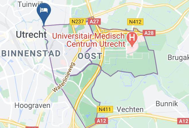 City Center Lodge Utrecht Map