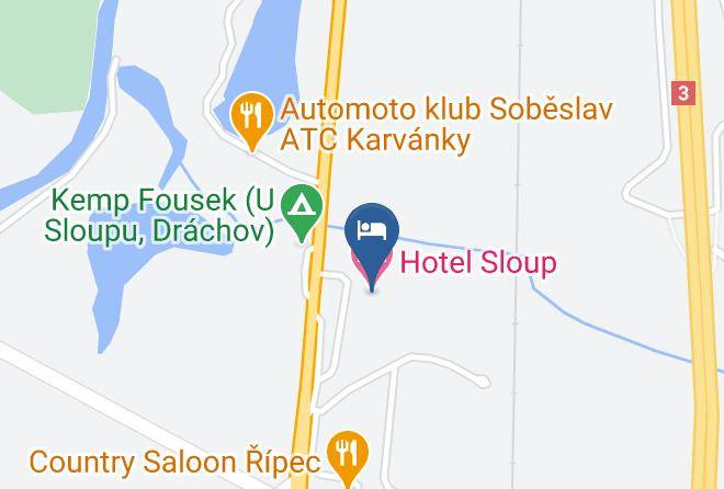 Tabor - Hotel Sloup Maps