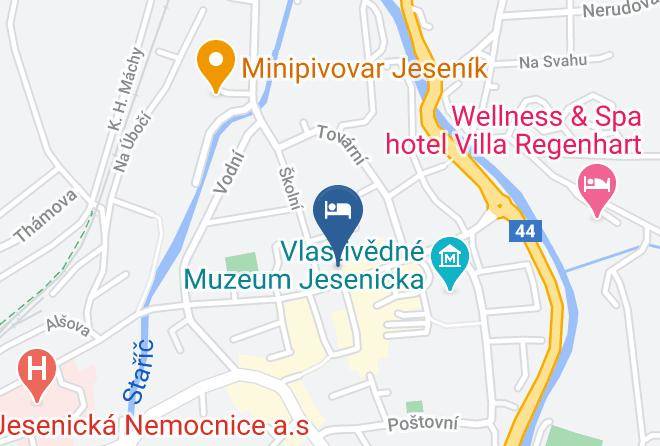 Jesenik - Hotel Slovan Maps