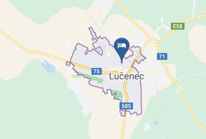 Lucenec - Hotel Slovan Maps