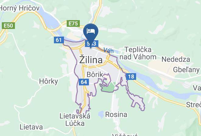 Zilina - Hotel Slovan Maps