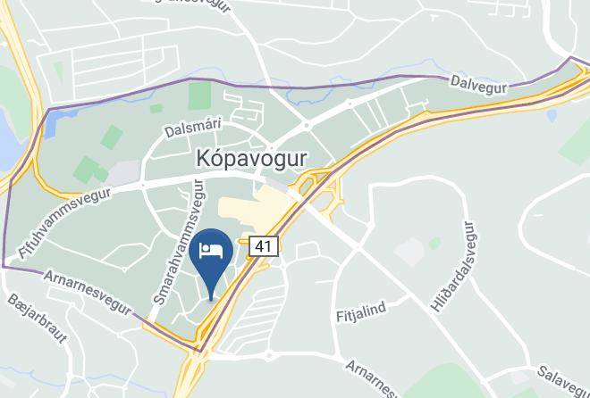 Kopavogur - Hotel Smari Maps