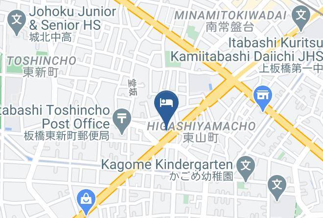 Itabashi Ward - Hotel Smi Re Stay Tokyo Maps