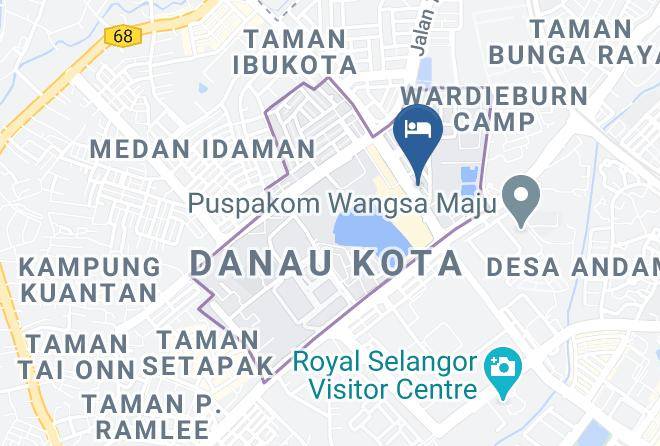 Hotel Smile Danau Kota Map