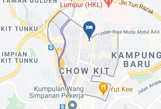 Kuala Lumpur - Hotel Smile Kl Chow Kit Maps
