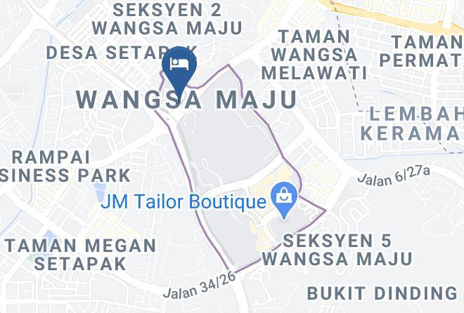 Kuala Lumpur - Hotel Smile Wangsa Maju Maps