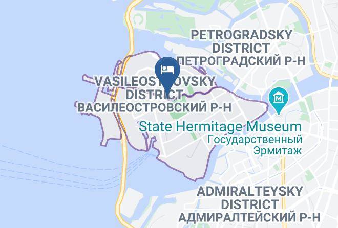 Saint Petersburg - Hotel Smolenka Maps