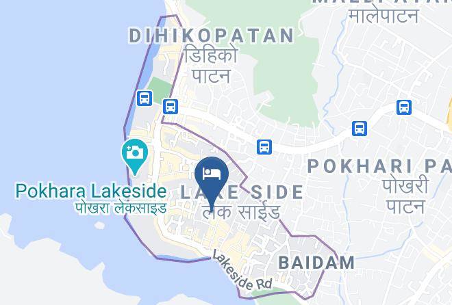 Pokhara - Hotel Snow Leopard Pokhara Maps