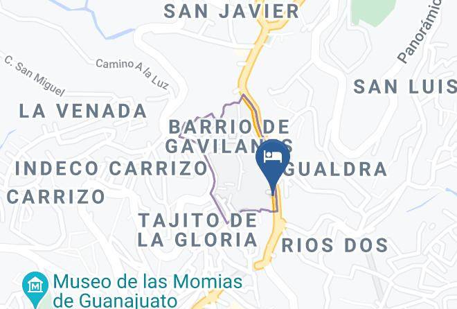 Guanajuato Gavilanes - Hotel Socavon Chelirios Maps
