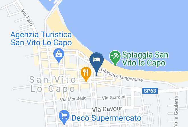 Trapani - Hotel Soffio D'estate Maps
