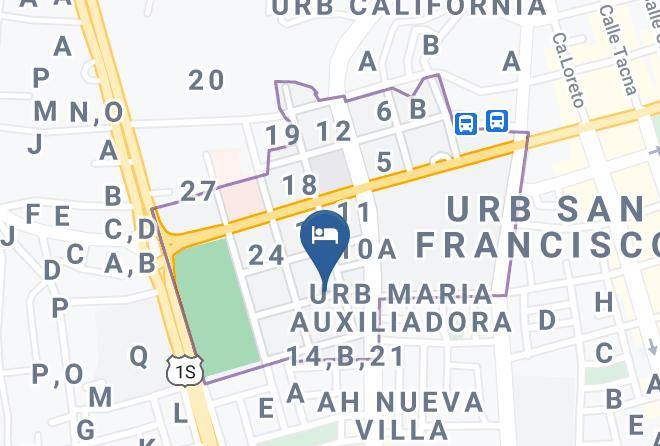 Ica - Hospedaje El Huaranguito Maps
